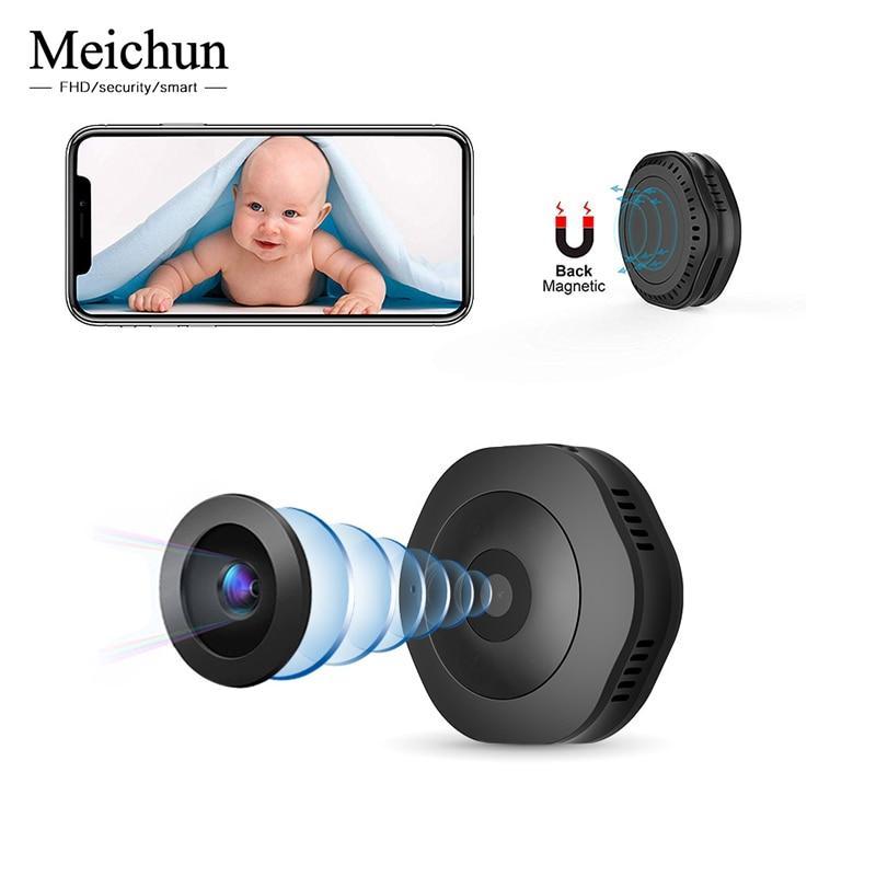 Kamera Keselamatan Mini WiFi Nexara 1080P HD Penglihatan Malam 30 Kaki Audio Dua Hala