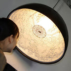 Lámpara de araña de cristal de resina Solara Bloom de montaje semi empotrado