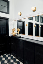 Globe taklampe med metallplate | Petprovac