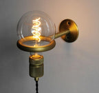 Harrow Vintage Industrial Plug-In Wall Sconce | Petprovac