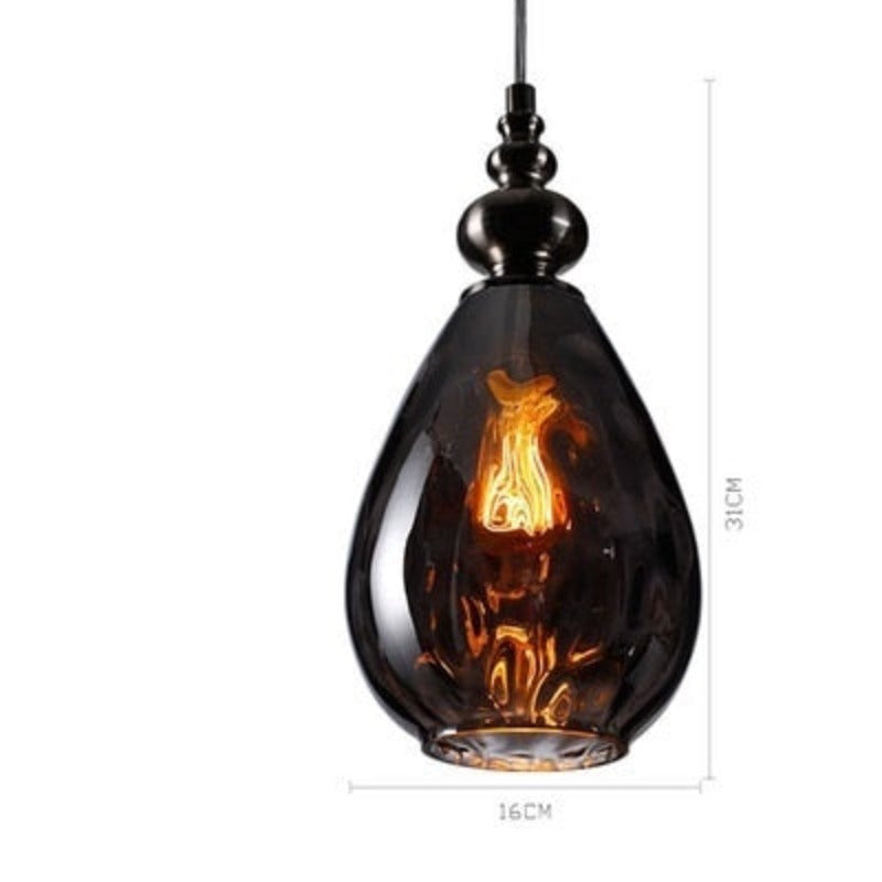 Arlena Drop Glass Pendant Lamp in Modern Nordic Style | Petprovac