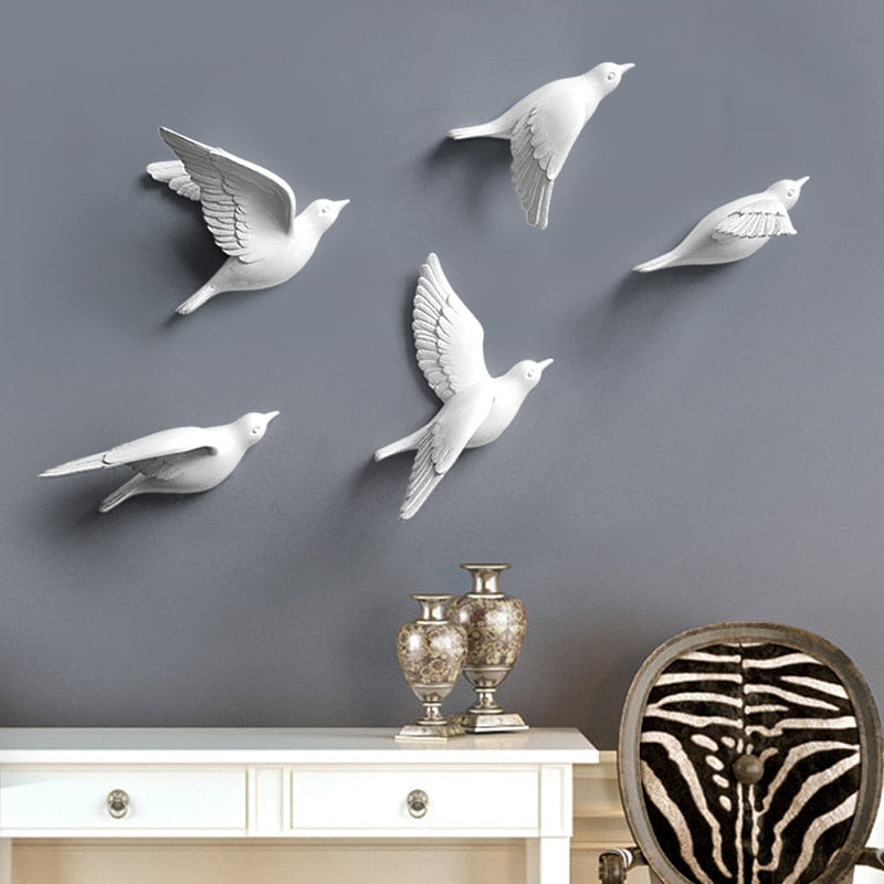 BirdSerenity - unique handmade wall art