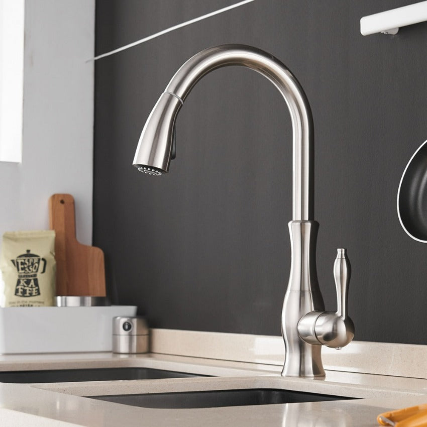VelaFlow Pull Out Kitchen Faucet With Durable Construction