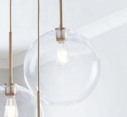 Aurell Nordic Glass Pendant Light in Champagne Amber, Iconic Silver and Transparent | Petprovac