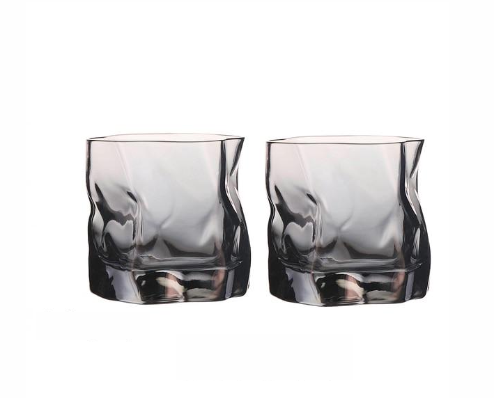Distorted Texture Whisky Glass Set