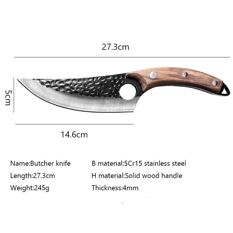 Cuțit de bucătărie japonez Huusk, realizat manual, Premium Control Pro