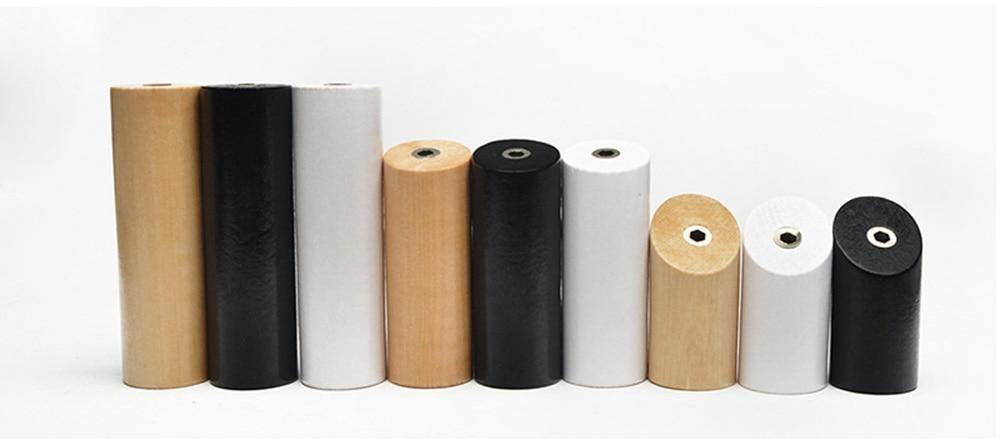 エレガントな木製壁掛けコートフック 三色とサイズ展開