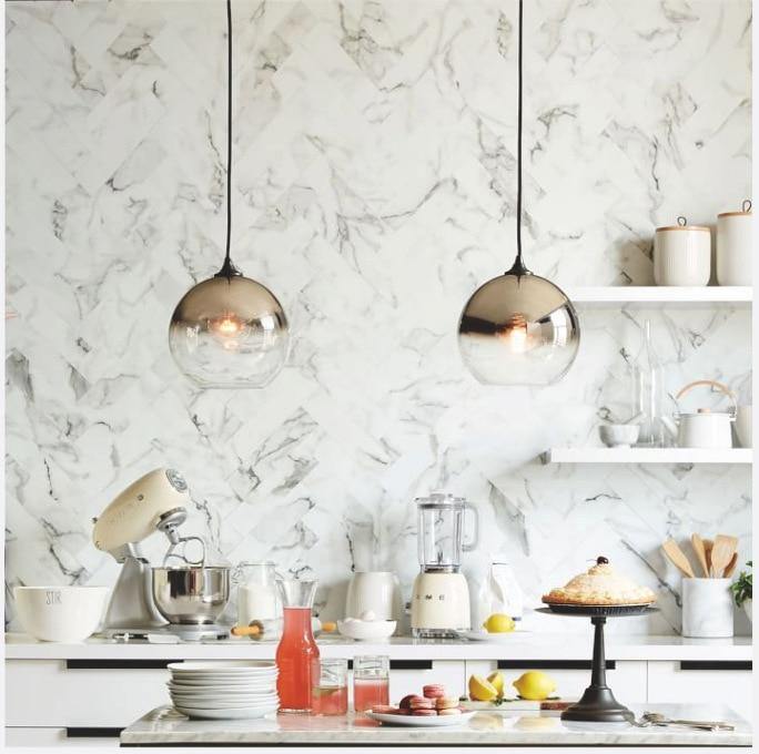 Aurell Nordic Glass Pendant Light in Champagne Amber, Iconic Silver and Transparent | Petprovac
