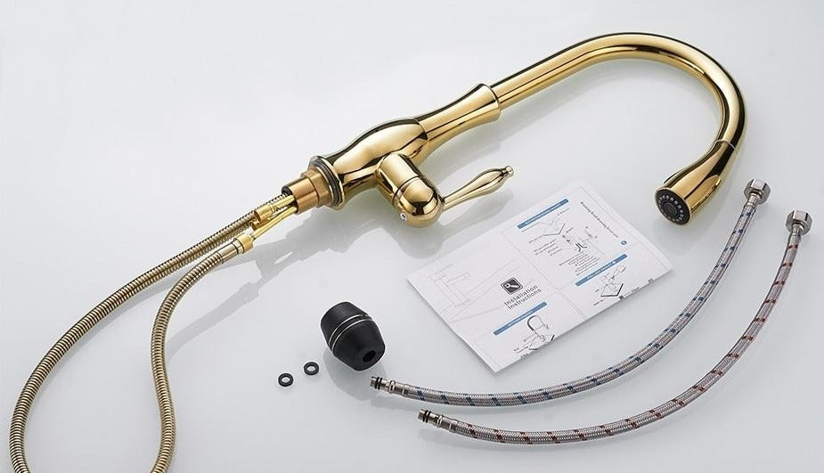 VelaFlow Pull Out Kitchen Faucet With Durable Construction