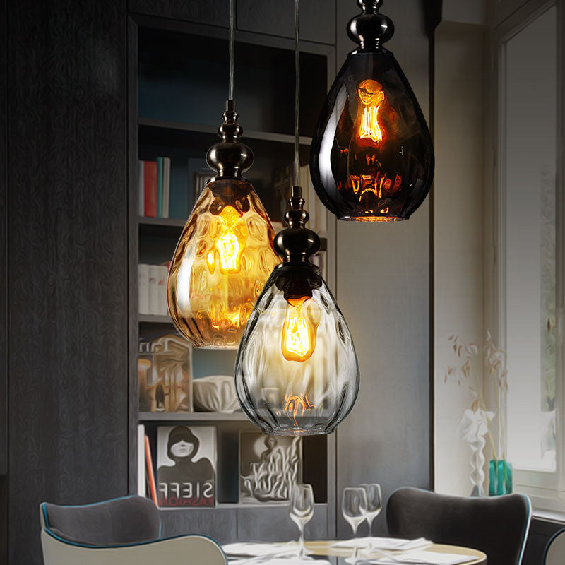 Arlena Drop Glass Pendant Lamp in Modern Nordic Style | Petprovac