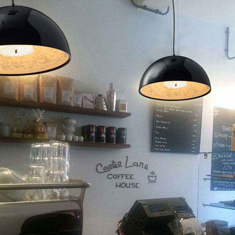 Lámpara de araña de cristal de resina Solara Bloom de montaje semi empotrado