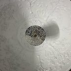 Lámpara de araña de cristal de resina Solara Bloom de montaje semi empotrado