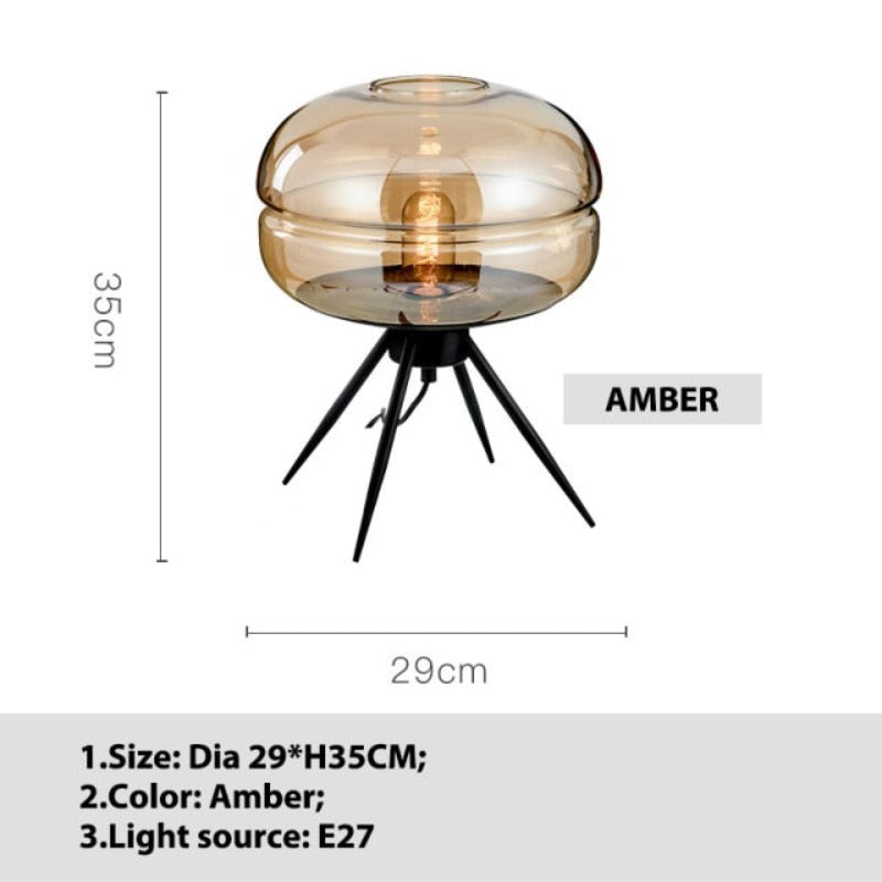 Calen | Glass Dome Table Lamp | Petprovac