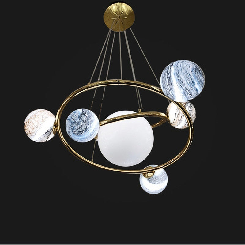 LumiSphere Designer Planet Chandelier | Petprovac