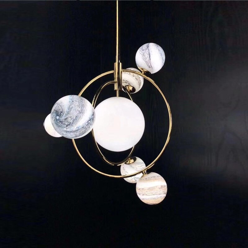 LumiSphere Designer Planet Chandelier | Petprovac