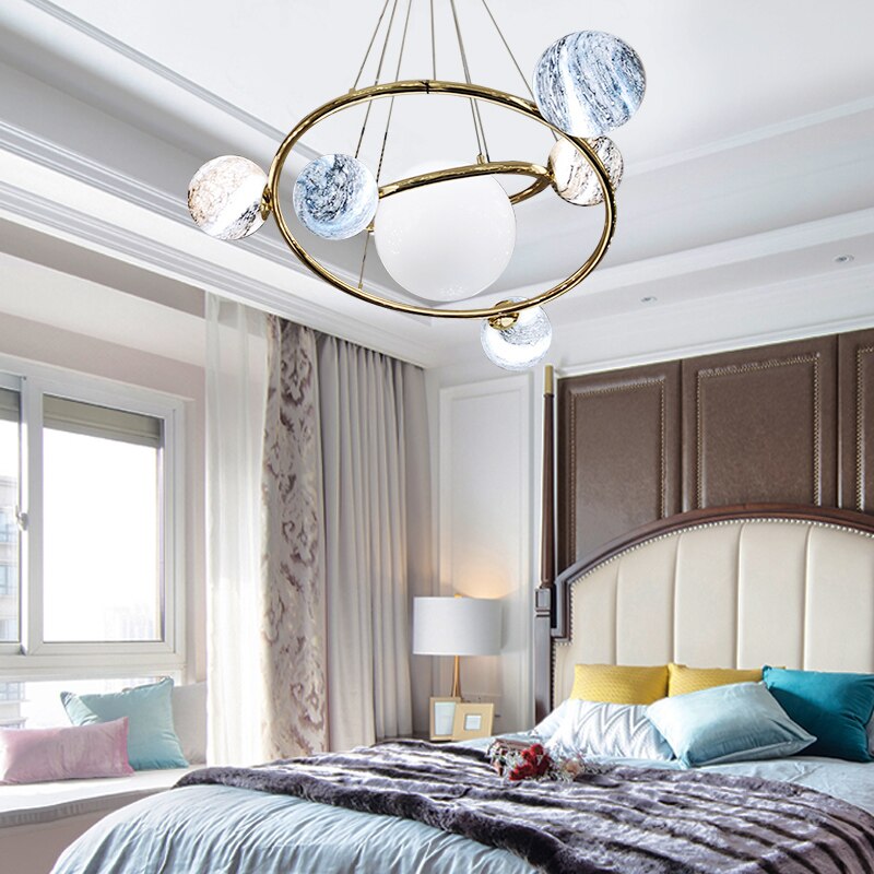 LumiSphere Designer Planet Chandelier | Petprovac