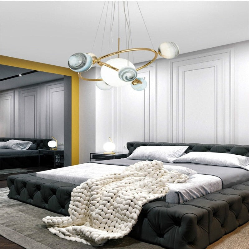 LumiSphere Designer Planet Chandelier | Petprovac