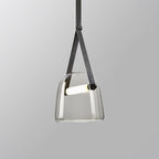 Industriell taklampa med läderkabel | Petprovac