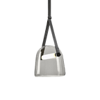 Industriell taklampa med läderkabel | Petprovac