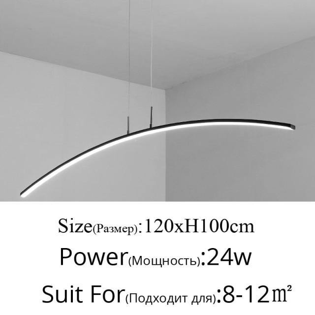 Scandinavian Arc Hanging Chandelier | Petprovac
