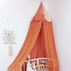 CirroNest Circus Chiffon-Baldachin und Bettwäsche-Set für das Kinderzimmer mit verspielten Motiven