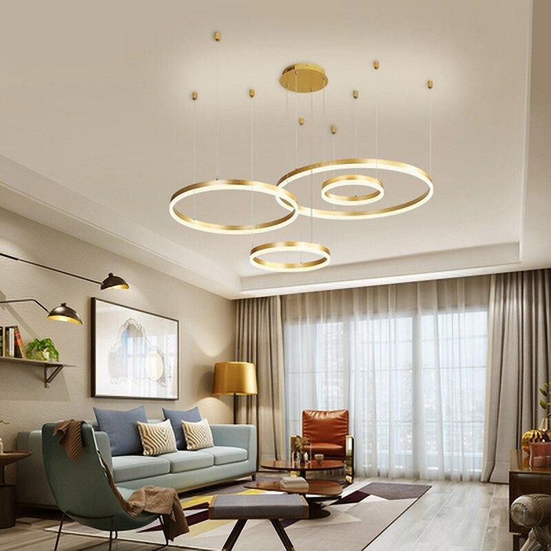LuxeGlow | Lustre Infini Élégant Rond Moderne | Petprovac