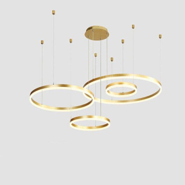 LuxeGlow | Moderner runder eleganter unendlicher Kronleuchter Licht | Petprovac