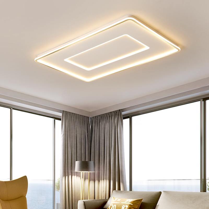 Rectangular Ceiling Light With Geometric Design | Petprovac