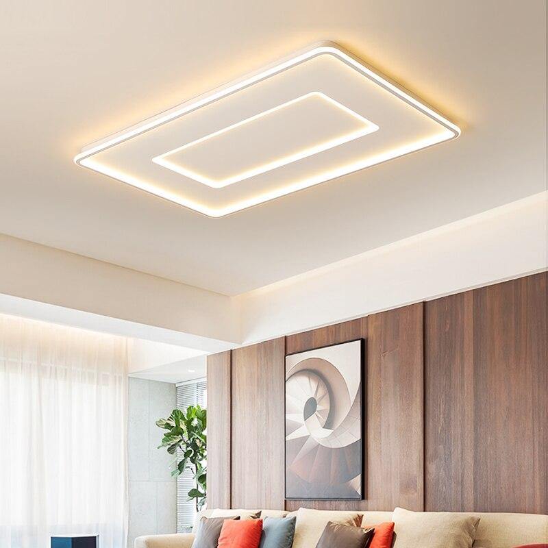 Rectangular Ceiling Light With Geometric Design | Petprovac