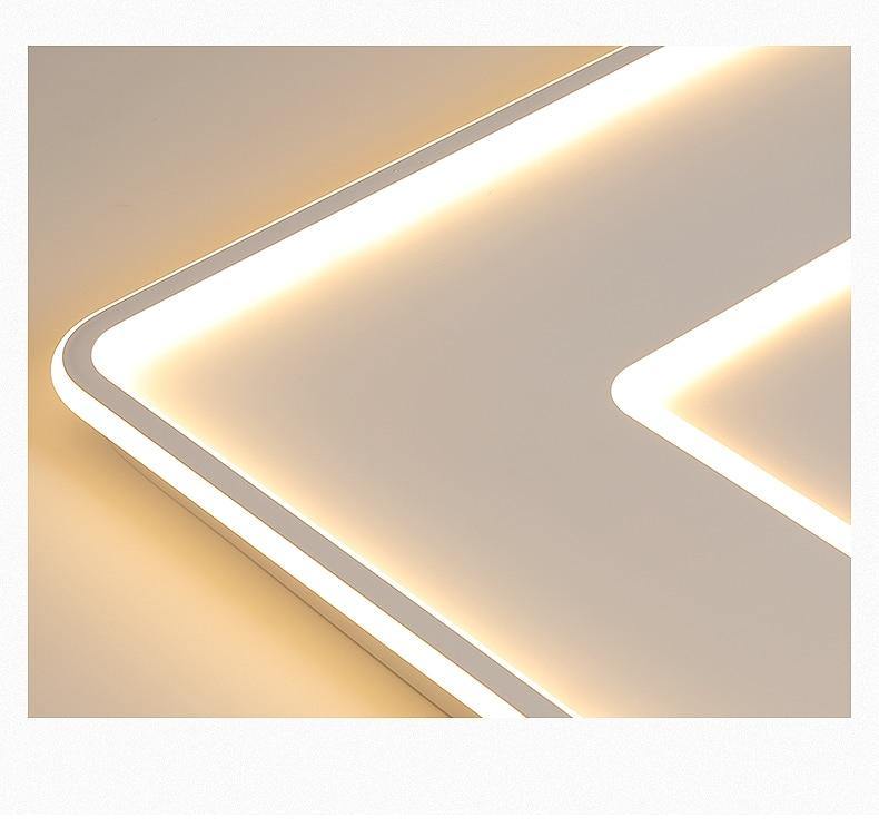Rectangular Ceiling Light With Geometric Design | Petprovac