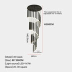Elegant nordisk svart lysekrone | Petprovac