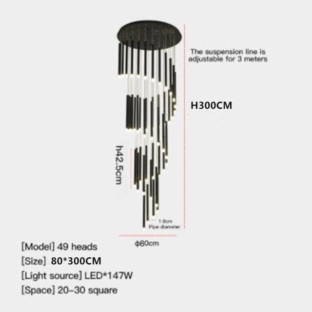 Elegant Nordic Black Chandelier | Petprovac