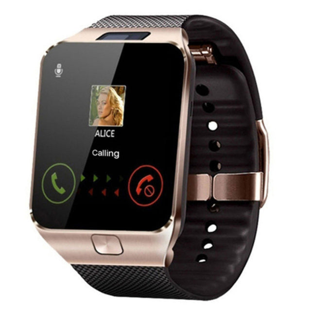 Smartwatch with SIM Card Support – Bluetooth Fitness Tracker, Touchscreen, Camera & Multi-Language