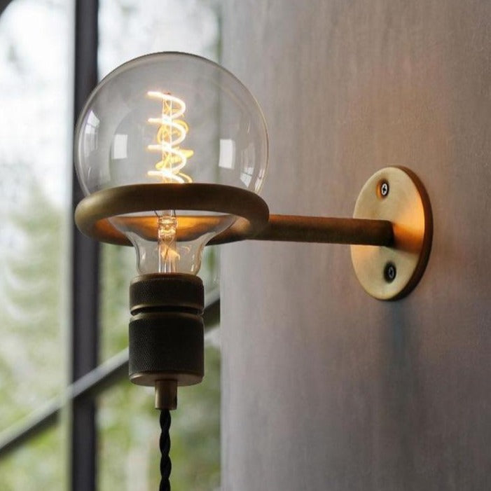 Harrow Vintage Industrial Plug-In Wall Sconce | Petprovac