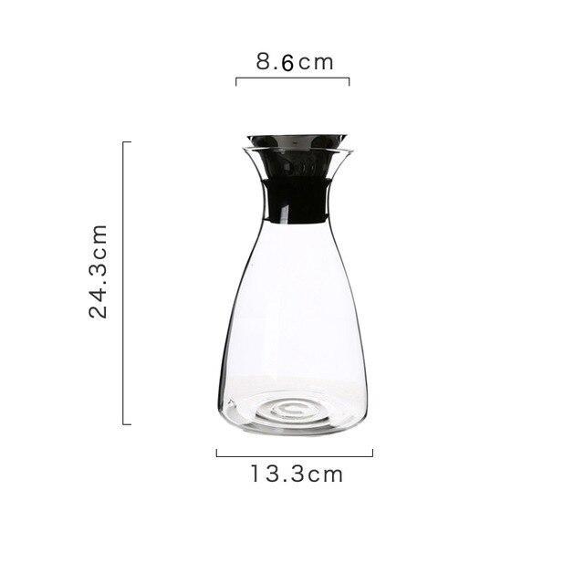 Bouteille d'eau en verre borosilicaté Kirrea | Petprovac