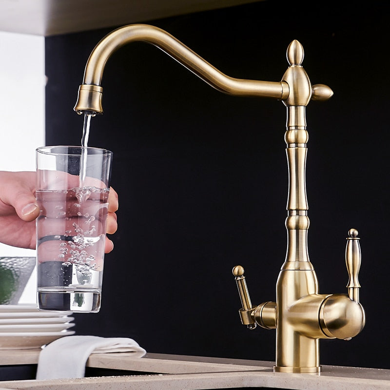Rubinetto da cucina Hamilton Classic con filtrazione e rotazione a 360 gradi