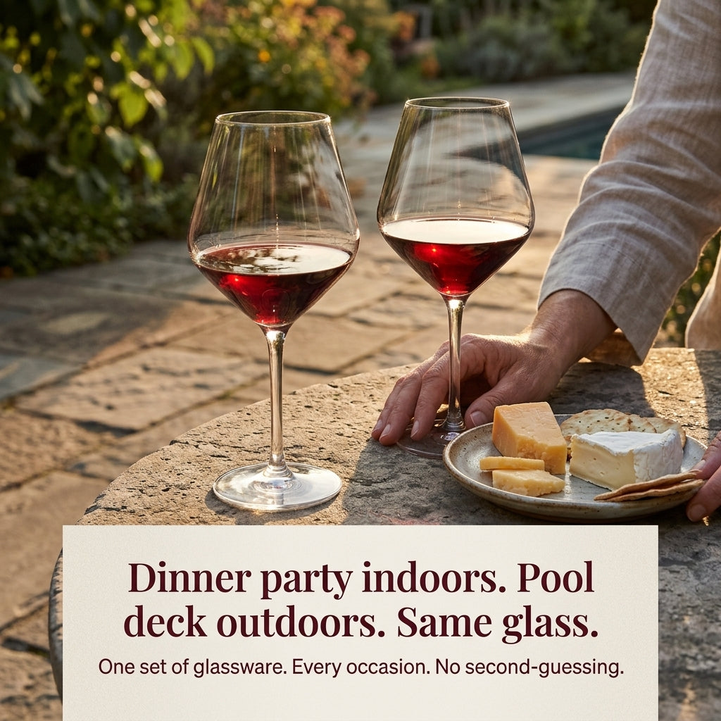Unbreakable Wine Glasses - the look and feel of real crystal