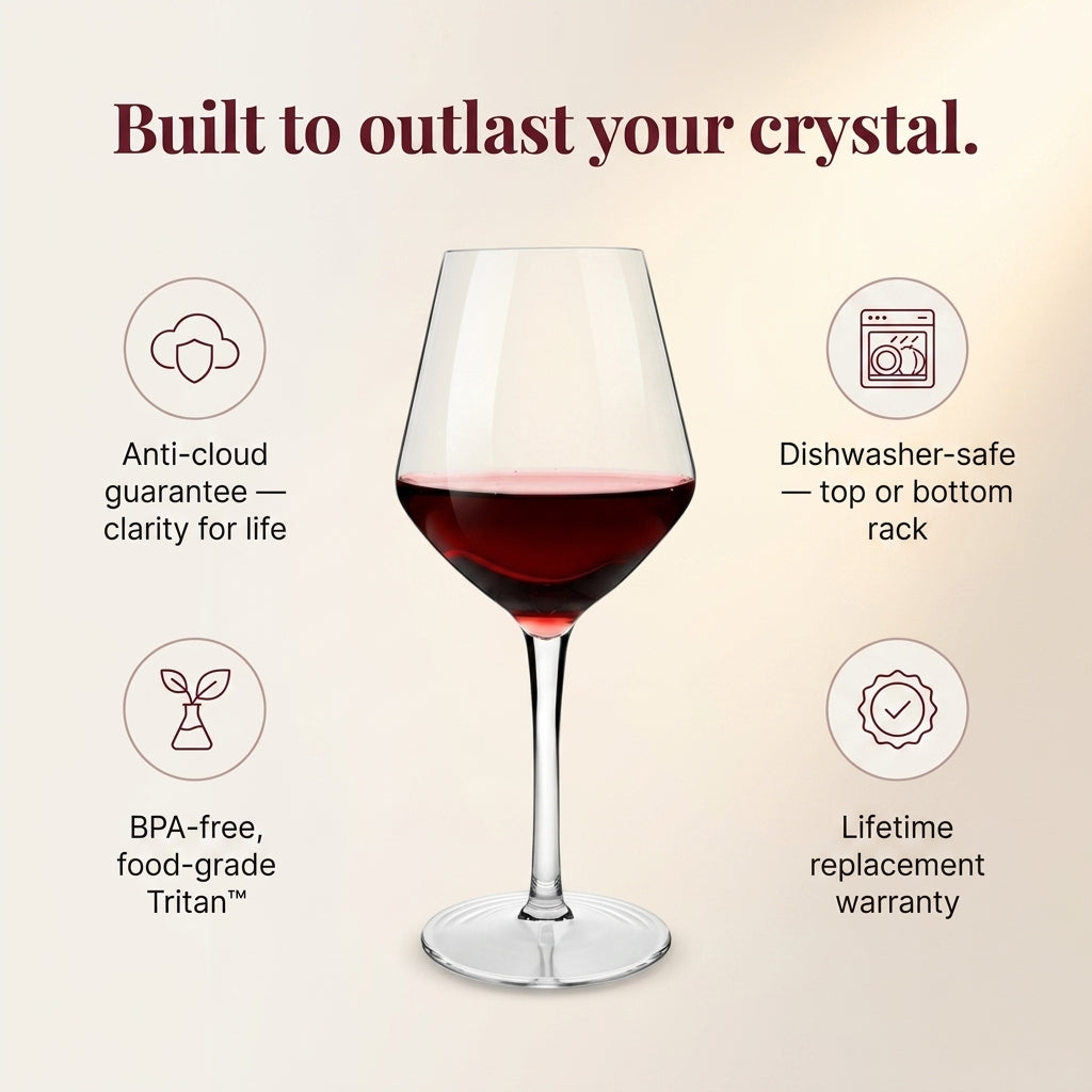 Unbreakable Wine Glasses - the look and feel of real crystal