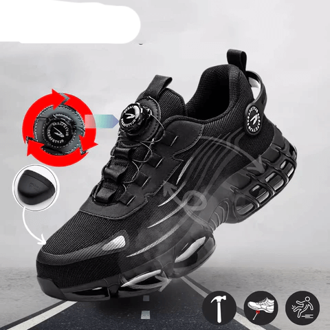 StratoStride Pro Ortopædiske Sikkerhedssko til Mænd med Énhånds Udskiftning af PU-sål