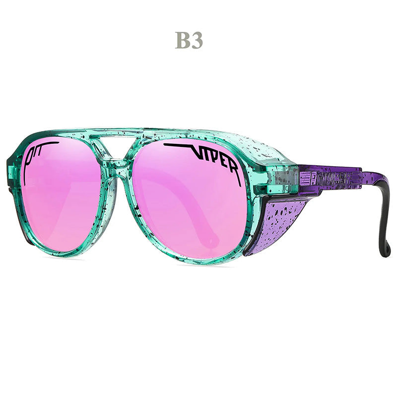 RiderShield UV400 TAC Motorrad-Sonnenbrille winddicht