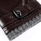 Kožené rukavice s kašmírovými manžetami | Petprovac