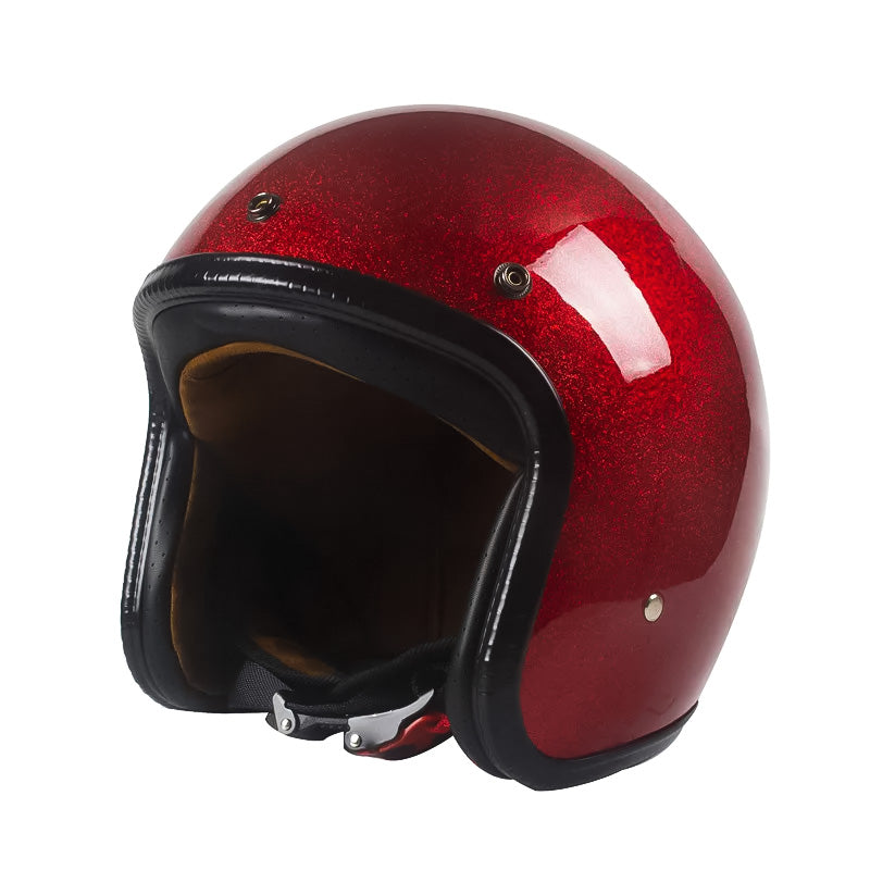 Casco Retro Cruiser Aperto con Comfort Leggero per Piloti