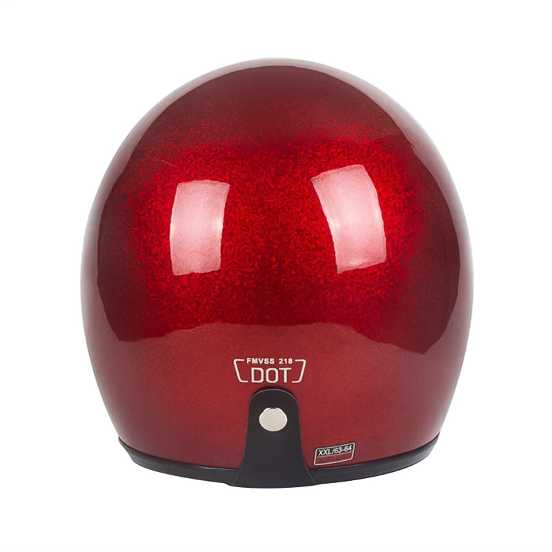 Casco Retro Cruiser Aperto con Comfort Leggero per Piloti