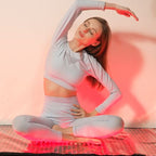 Red Light Therapy Mat Full Body Coverage 1280 LEDs 660nm 850nm For Home Wellness