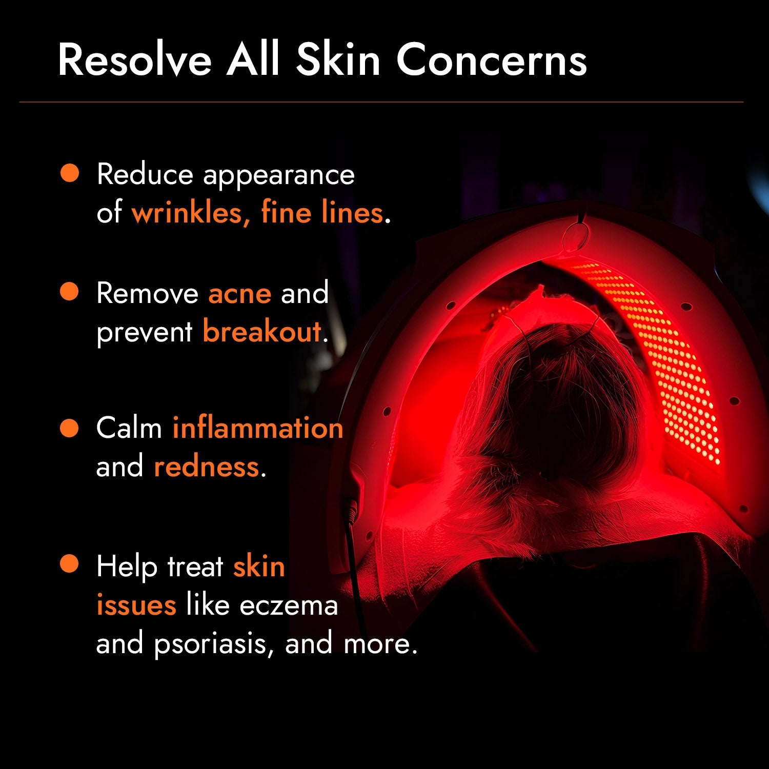 جهاز علاج بالضوء LED | جهاز علاج بالضوء LED بسبعة أطوال موجية للوجه والجسم