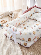 Animal Softness Baby Bed Bumper Cozy Sleep Guard For Peaceful Nights