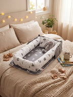 Cocon Nomade Baby Bed Reducer With Padded Cocoon And Carry Bag
