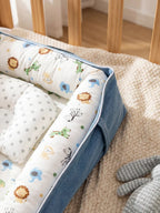 Animal Softness Baby Bed Bumper Cozy Sleep Guard For Peaceful Nights