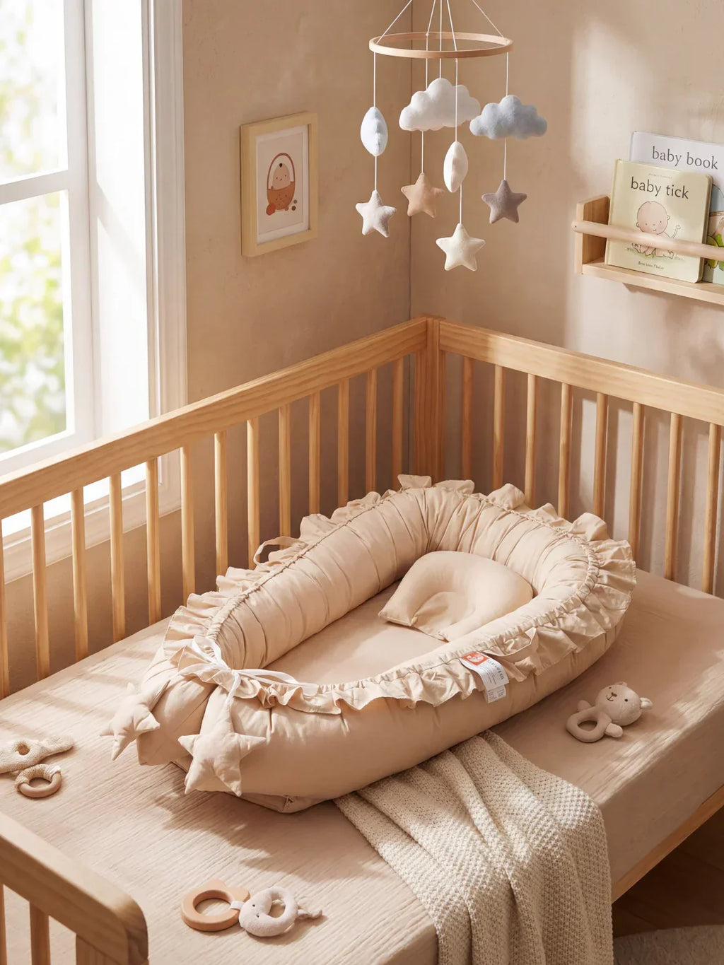 Cocoon Ergonomic Baby Bed Reducer For Cozy Sleep Crib