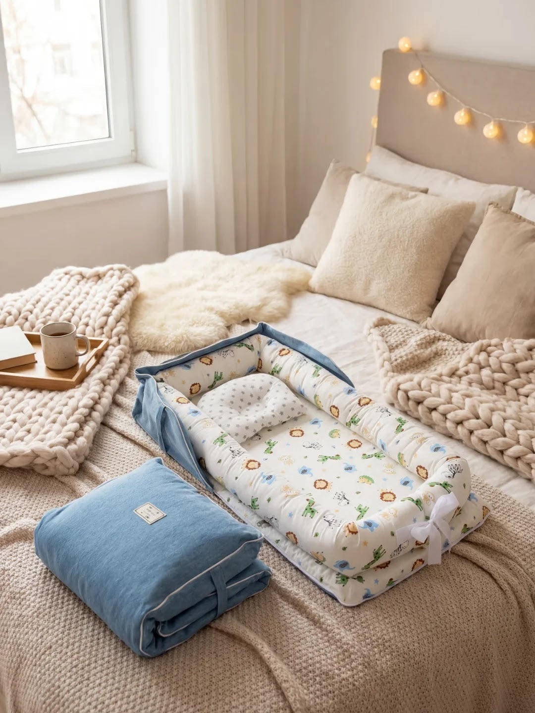 Animal Softness Baby Bed Bumper Cozy Sleep Guard For Peaceful Nights